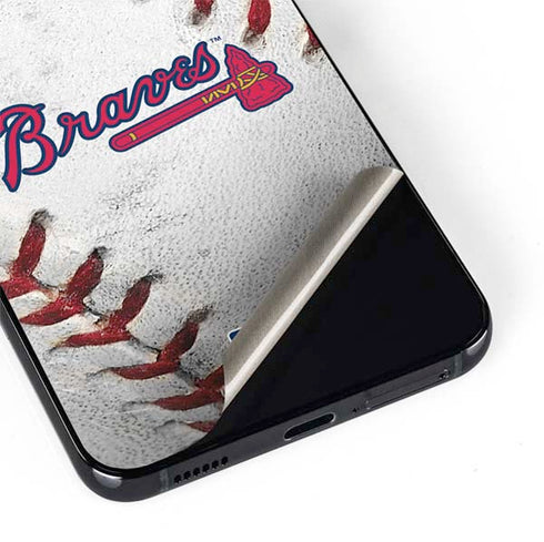 MLB Atlanta Braves Game Ball Galaxy S22 Plus Skin